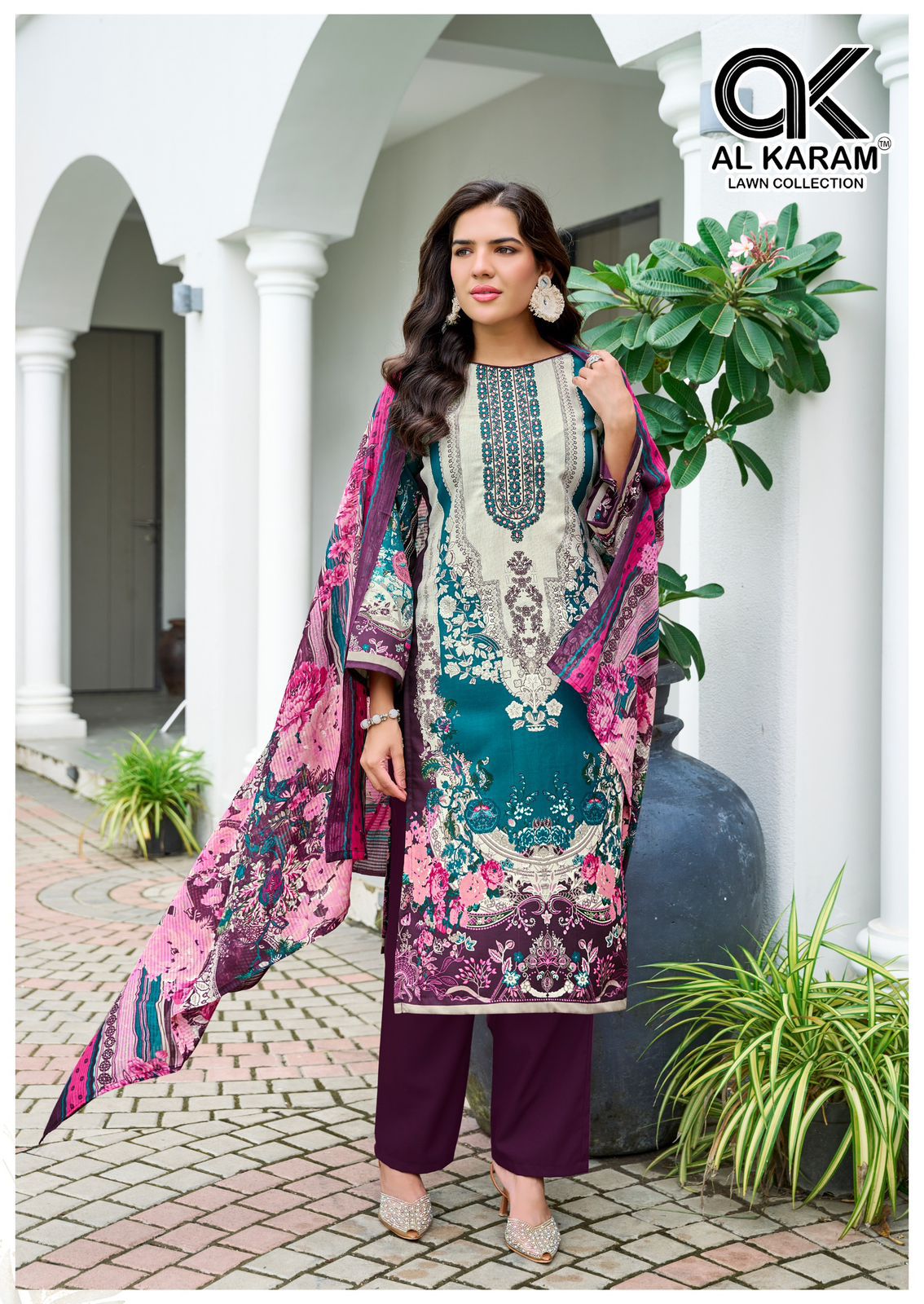 Areeba Al Karam Reyon Karachi Salwar Suits Manufacturer Ahmedabad