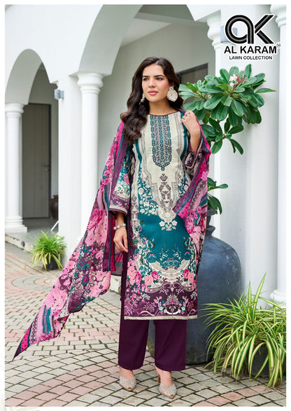 Areeba Al Karam Reyon Karachi Salwar Suits Manufacturer Ahmedabad