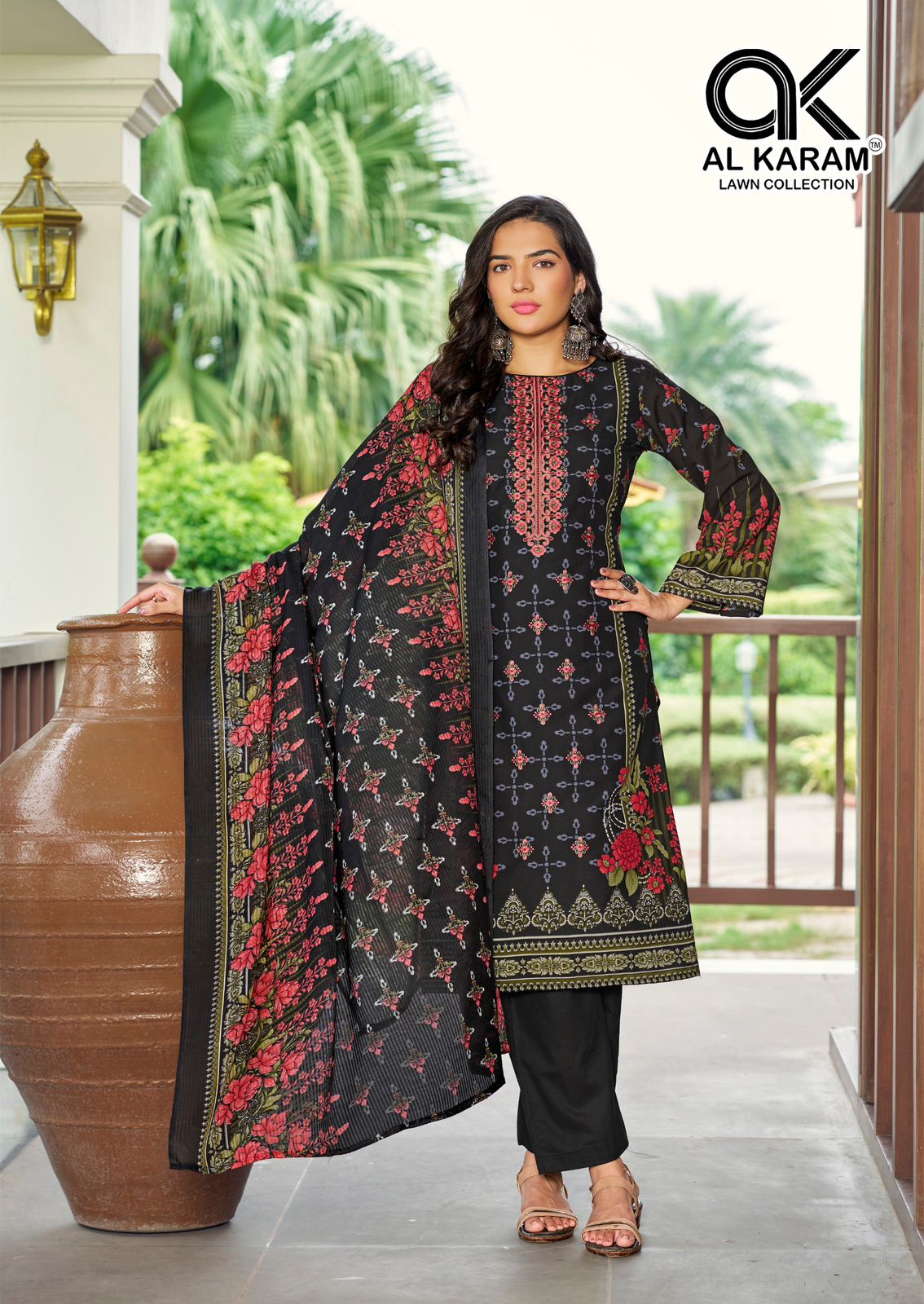 Areeba Vol 2 Al Karam Reyon Karachi Salwar Suits Exporter India