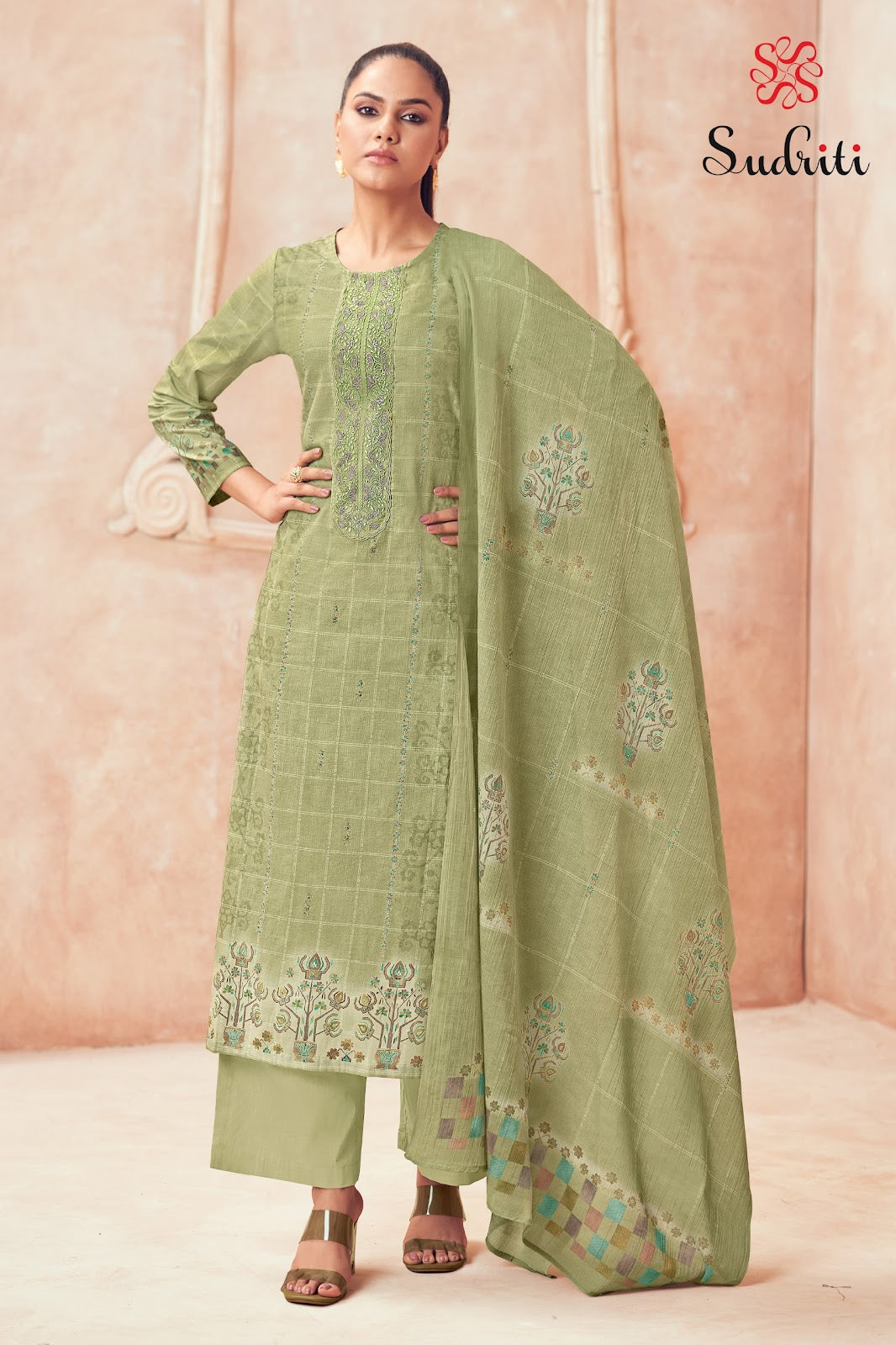 Areesha Sudriti Sahiba Cotton Lawn Pant Style Suits Wholesale Rate