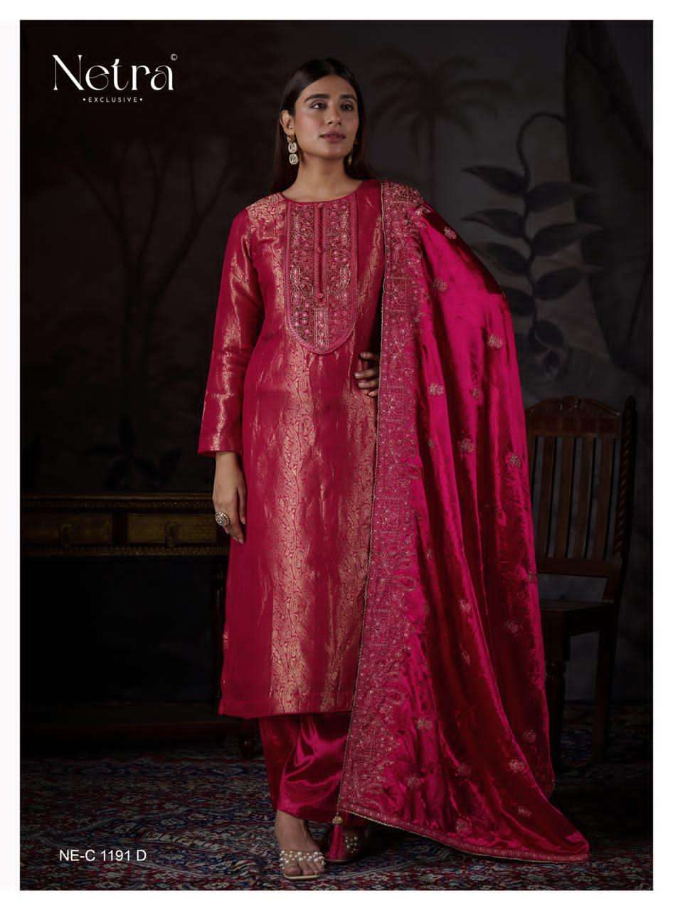 Aria Netra Pure Silk Velvet Suits Manufacturer