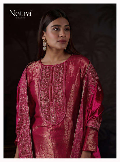 Aria Netra Pure Silk Velvet Suits Manufacturer
