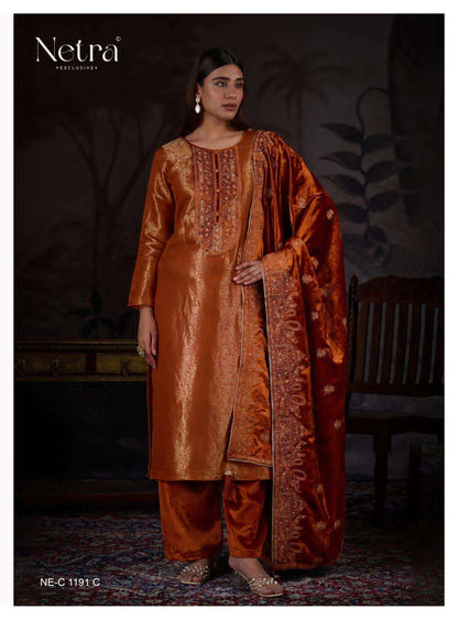 Aria Netra Pure Silk Velvet Suits Manufacturer