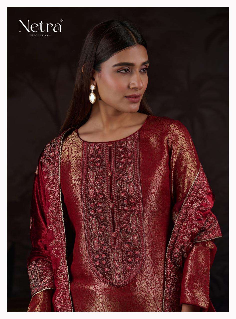 Aria Netra Pure Silk Velvet Suits Manufacturer