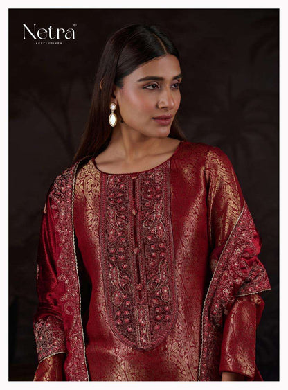 Aria Netra Pure Silk Velvet Suits Manufacturer