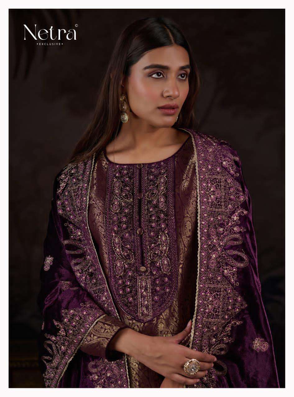 Aria Netra Pure Silk Velvet Suits Manufacturer