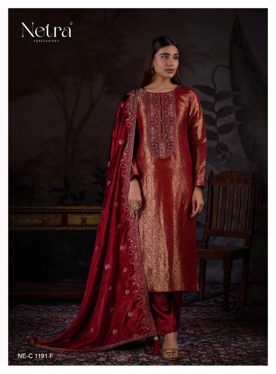 Aria Netra Pure Silk Velvet Suits Manufacturer