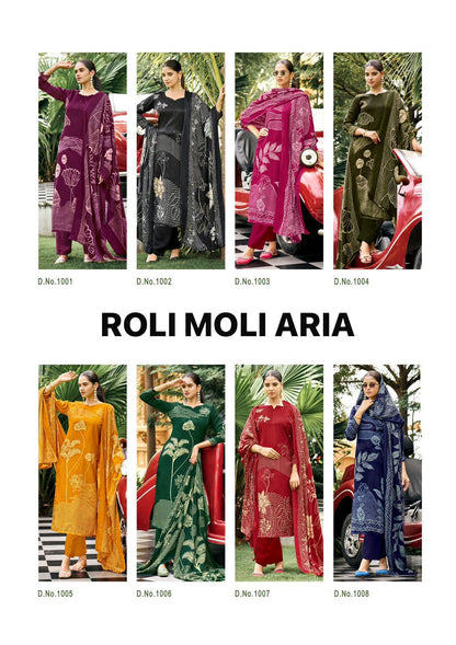 Aria Roli Moli Pashmina Suits Wholesale Rate