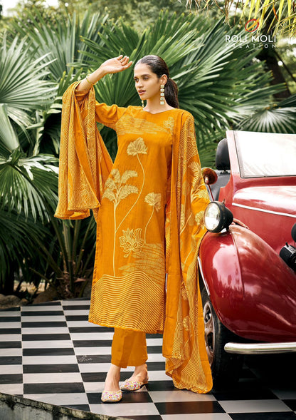 Aria Roli Moli Pashmina Suits Wholesale Rate