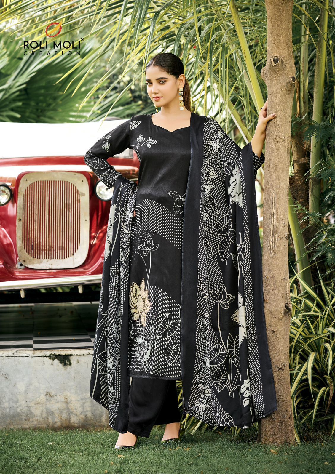 Aria Roli Moli Pashmina Suits Wholesale Rate