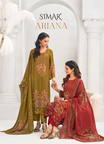 Ariana Simar Pure Pant Style Suits Exporter Ahmedabad
