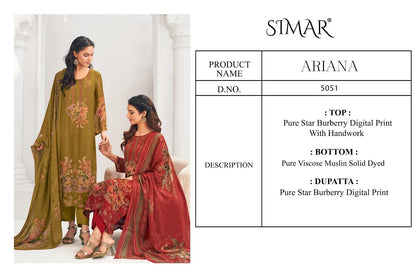 Ariana Simar Pure Pant Style Suits Exporter Ahmedabad
