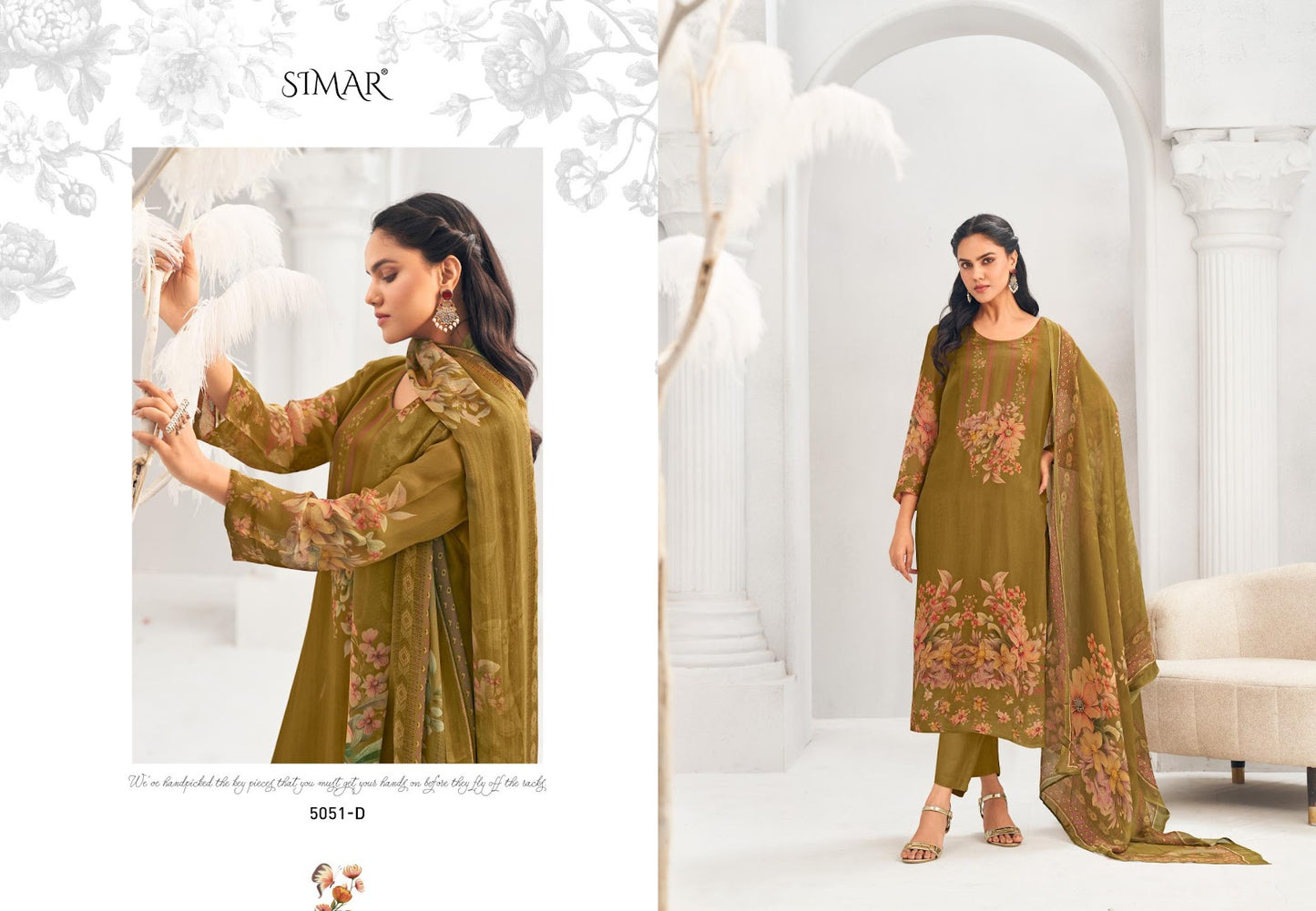 Ariana Simar Pure Pant Style Suits Exporter Ahmedabad
