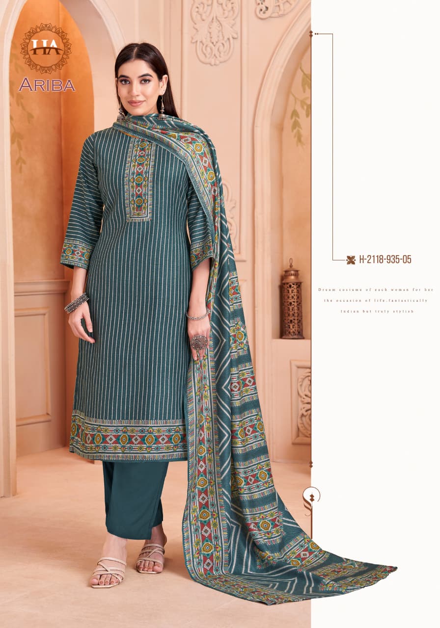 Ariba Harshit Fashion Pashmina Suits Supplier India
