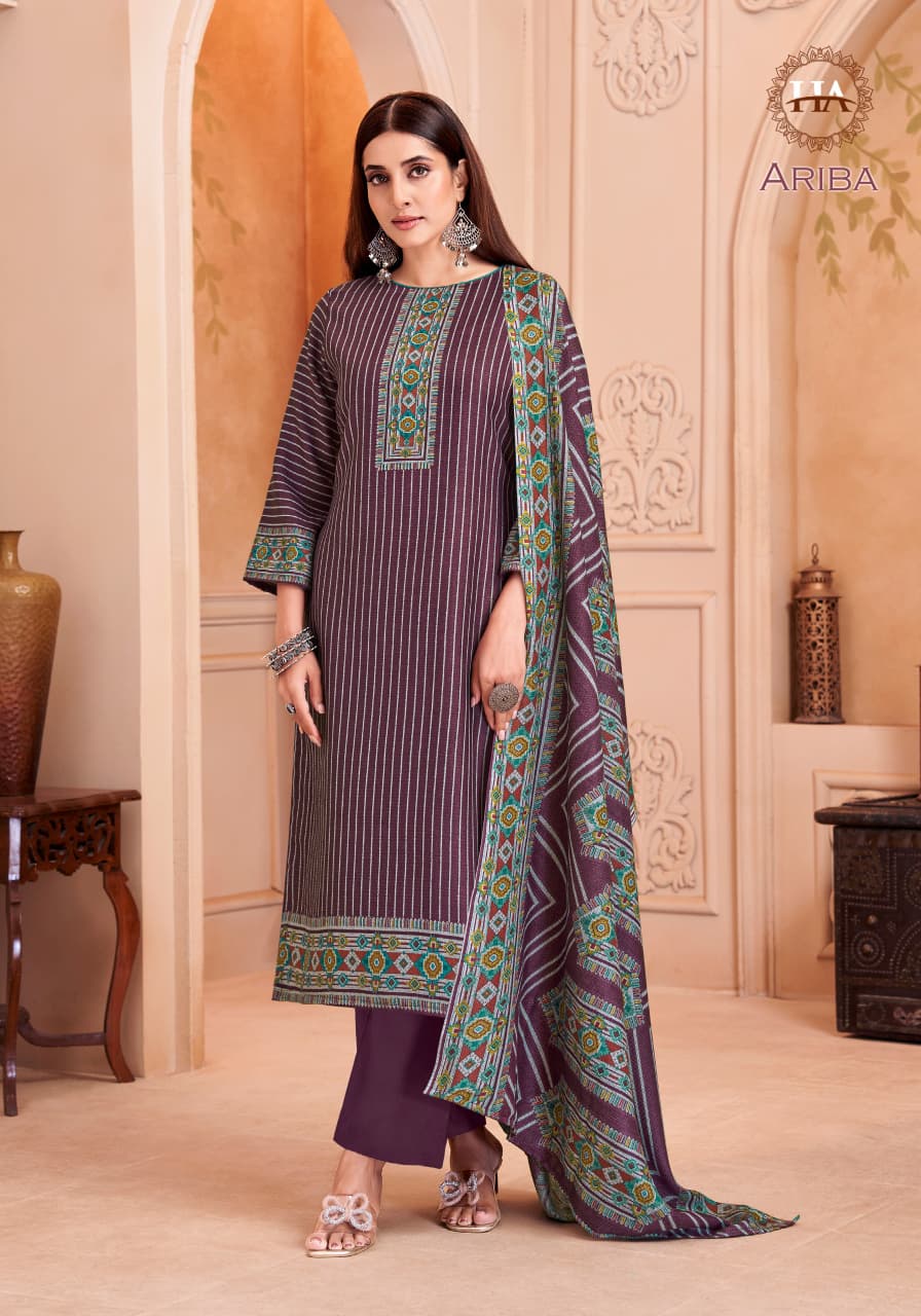 Ariba Harshit Fashion Pashmina Suits Supplier India