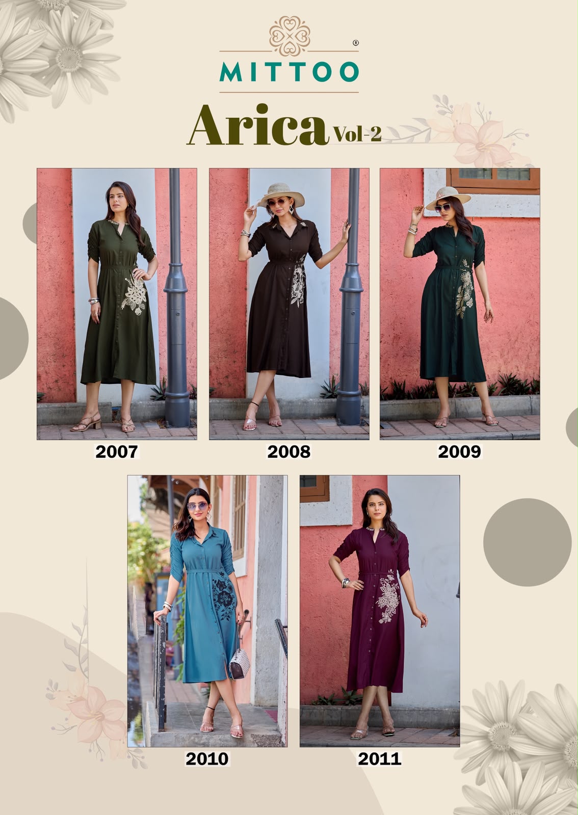 Arica Vol 2 Mittoo Rayon One Piece Exporter India