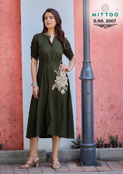 Arica Vol 2 Mittoo Rayon One Piece Exporter India