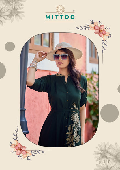 Arica Vol 2 Mittoo Rayon One Piece Exporter India