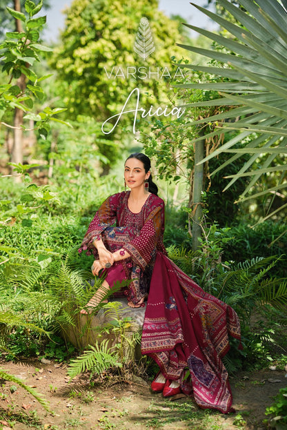 Aricia Varshaa Muslin Pakistani Salwar Suits Supplier Ahmedabad