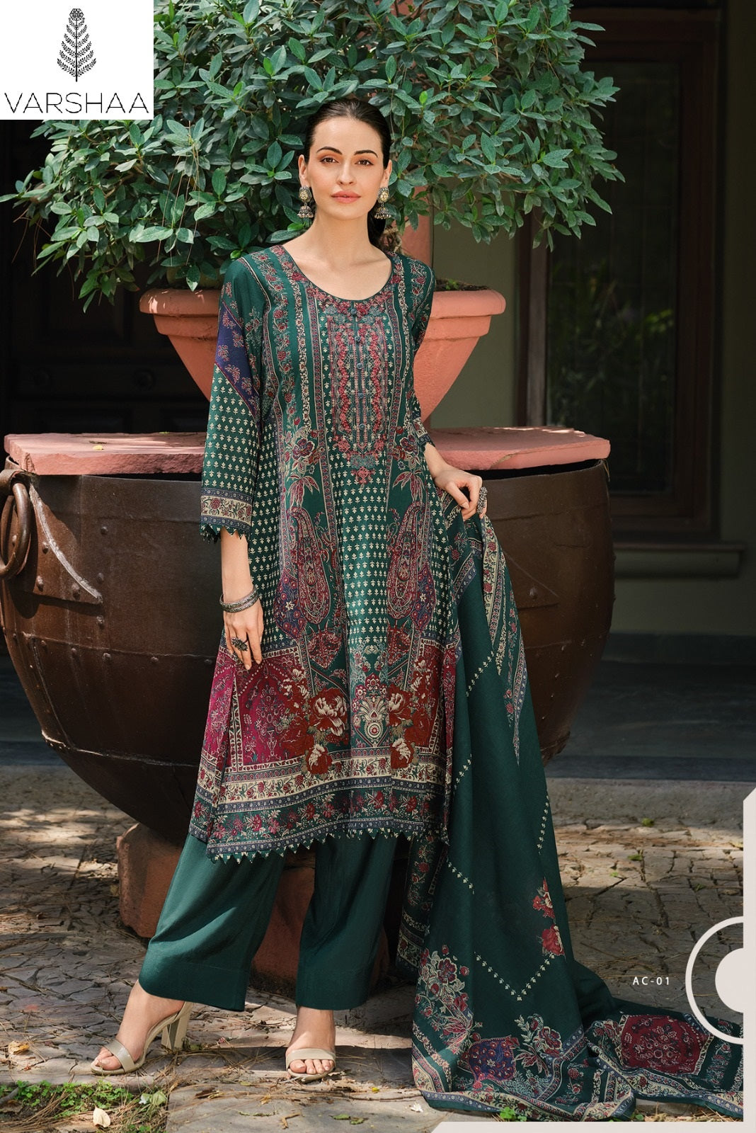 Aricia Varshaa Muslin Pakistani Salwar Suits Supplier Ahmedabad