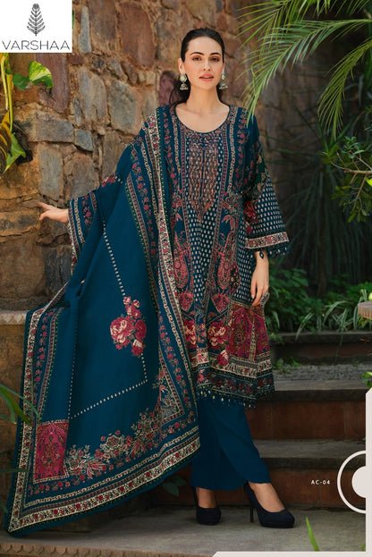 Aricia Varshaa Muslin Pakistani Salwar Suits Supplier Ahmedabad
