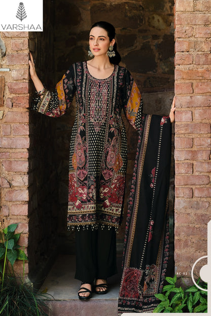 Aricia Varshaa Muslin Pakistani Salwar Suits Supplier Ahmedabad