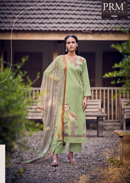 Aries Prm Trendz Pure Lawn Pant Style Suits Wholesale Price