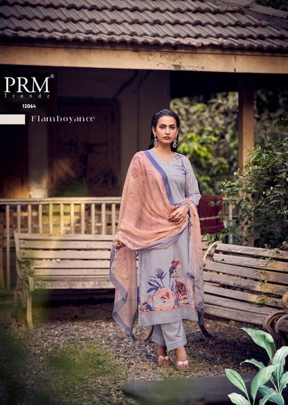 Aries Prm Trendz Pure Lawn Pant Style Suits Wholesale Price