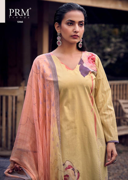 Aries Prm Trendz Pure Lawn Pant Style Suits Wholesale Price