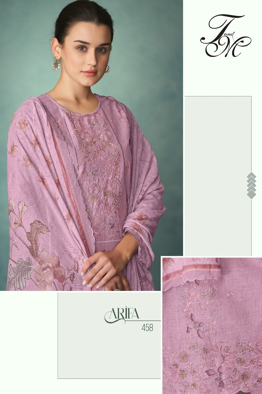 Arifa Tm Organza Dyed Pant Style Suits Manufacturer Gujarat