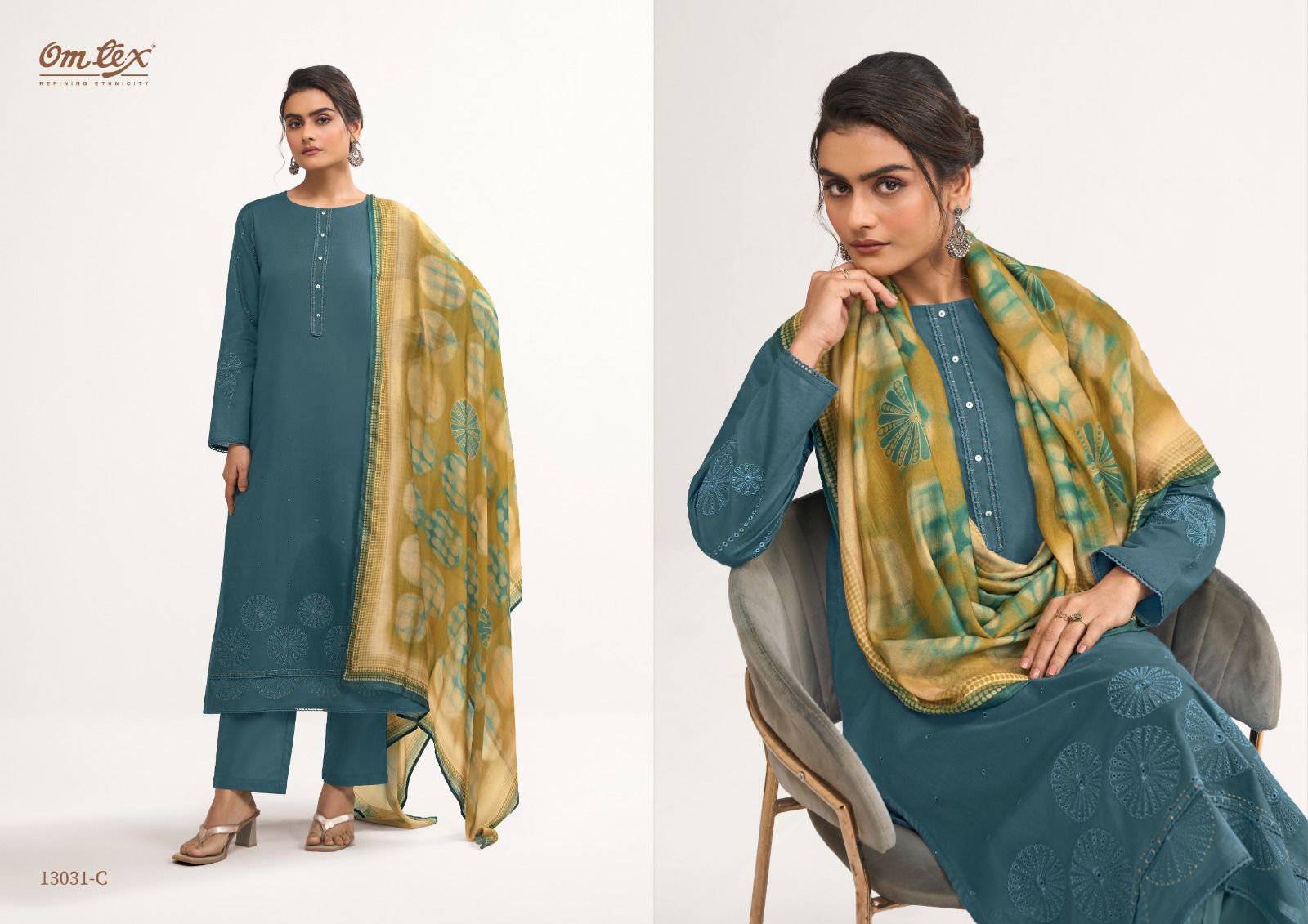 Aris Omtex Lawn Cotton Pant Style Suits Wholesale