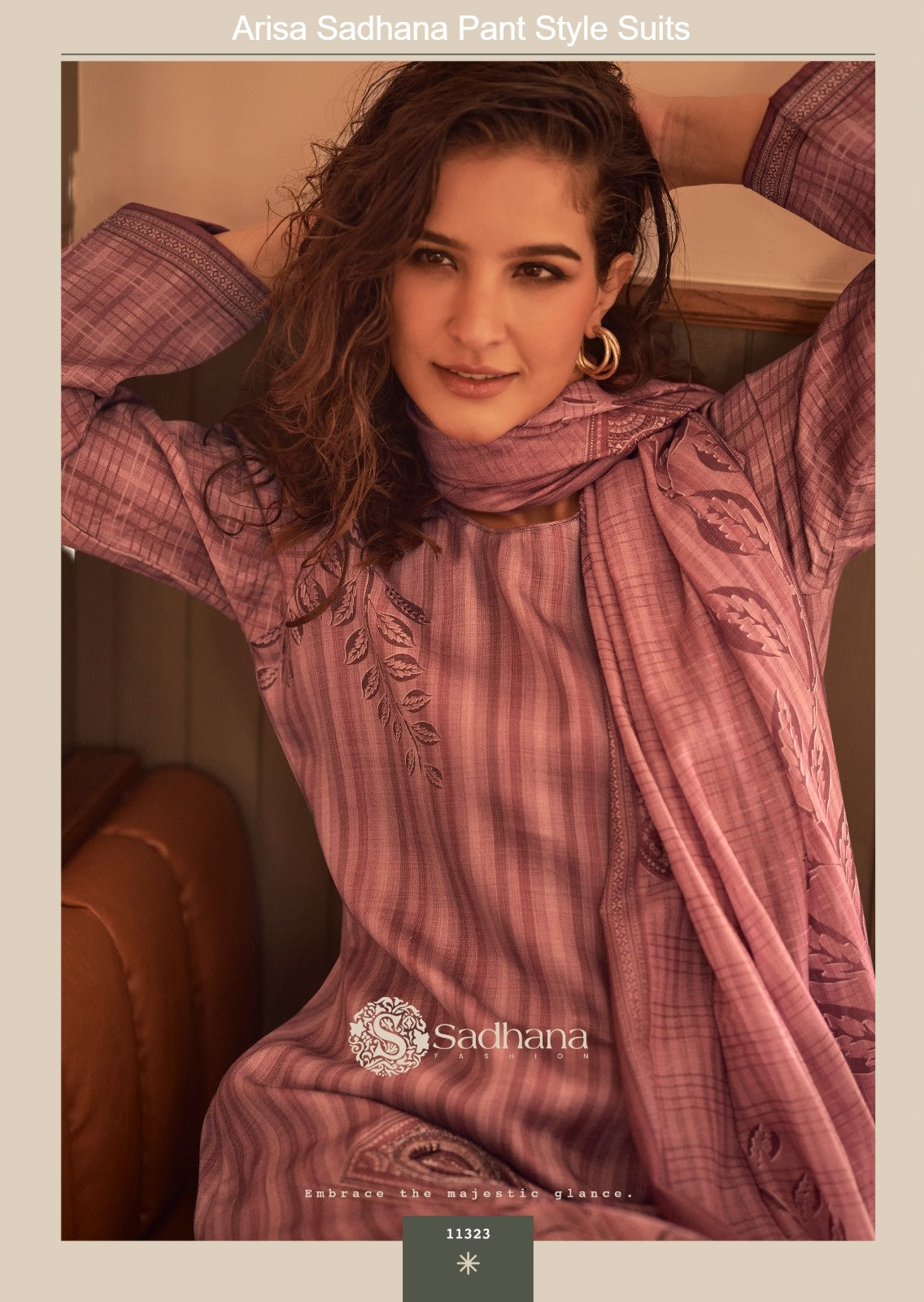 Arisa Sadhana Jam Cotton Pant Style Suits Exporter India