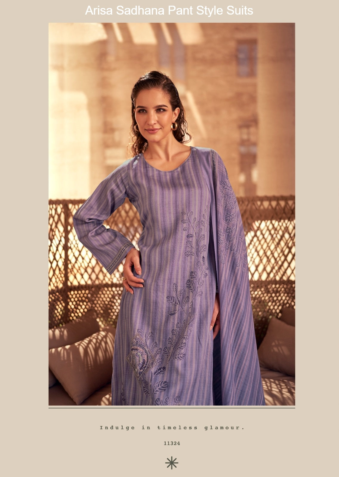 Arisa Sadhana Jam Cotton Pant Style Suits Exporter India