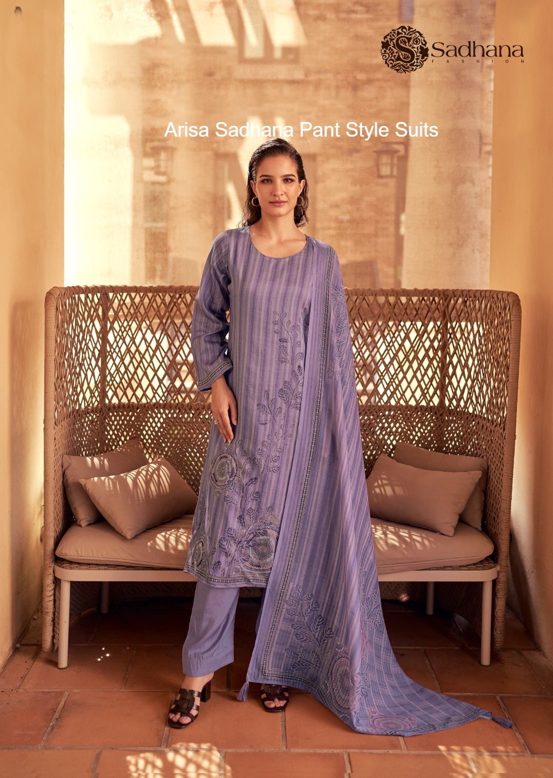 Arisa Sadhana Jam Cotton Pant Style Suits Exporter India