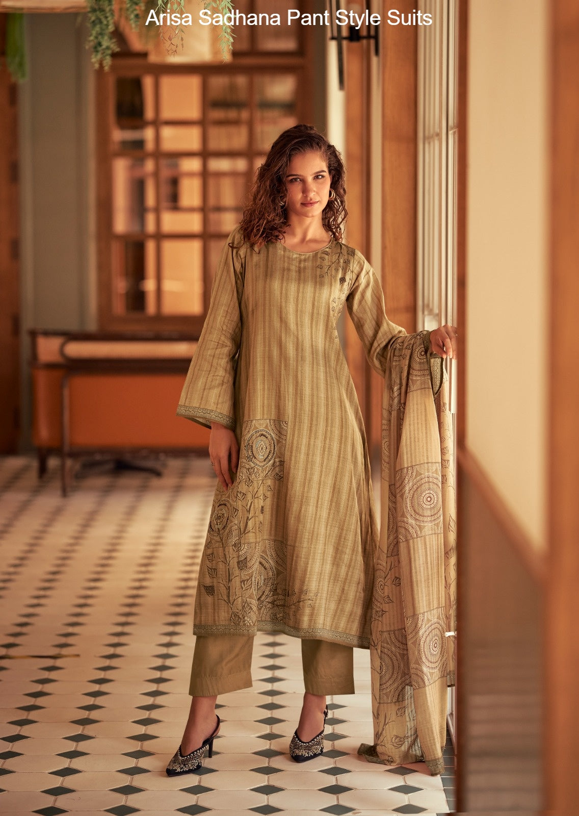 Arisa Sadhana Jam Cotton Pant Style Suits Exporter India