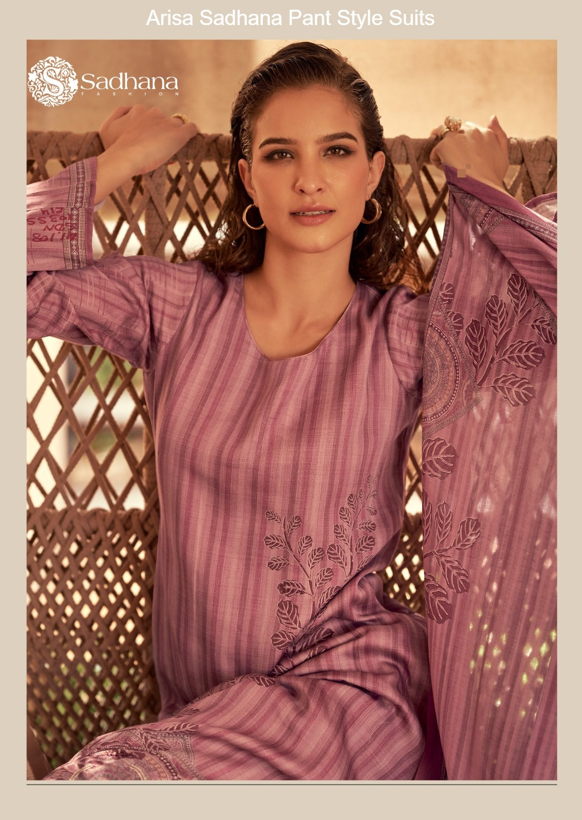 Arisa Sadhana Jam Cotton Pant Style Suits Exporter India