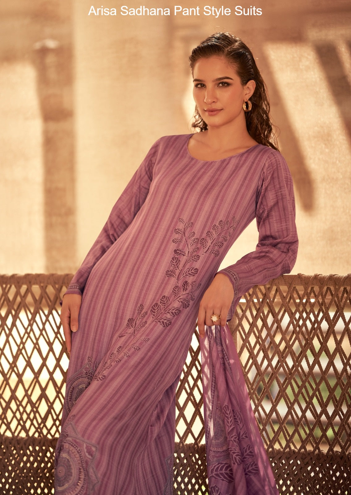 Arisa Sadhana Jam Cotton Pant Style Suits Exporter India