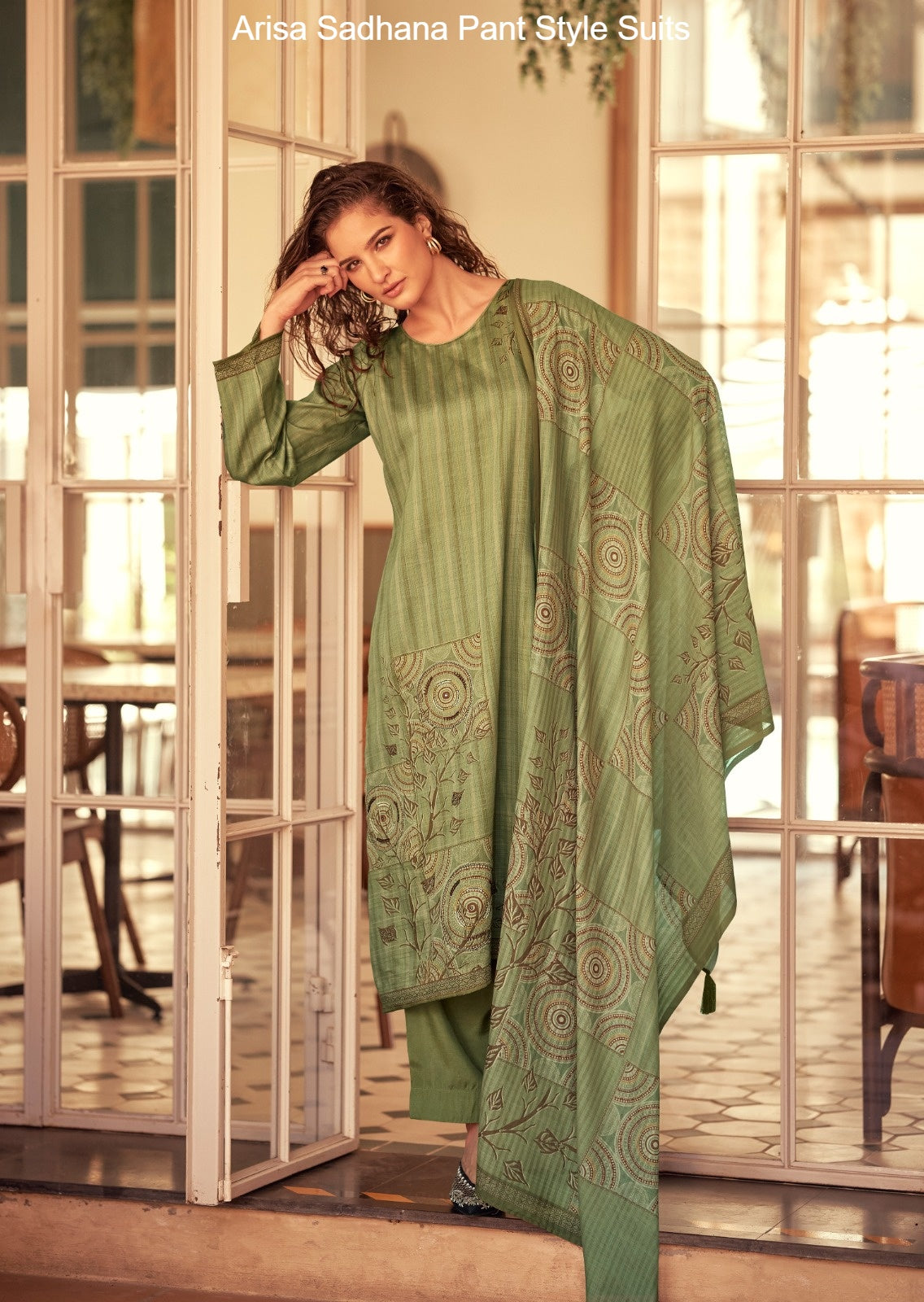 Arisa Sadhana Jam Cotton Pant Style Suits Exporter India