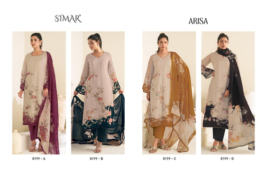 Arisa Simar Pure Viscose Pant Style Suits Manufacturer India