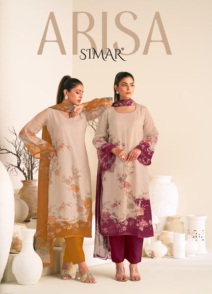 Arisa Simar Pure Viscose Pant Style Suits Manufacturer India