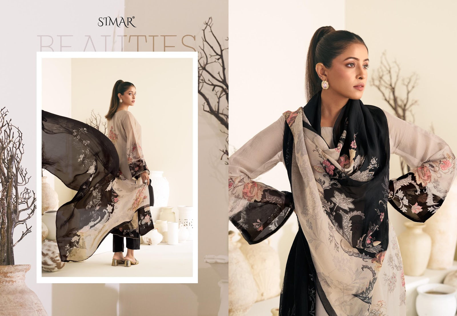 Arisa Simar Pure Viscose Pant Style Suits Manufacturer India
