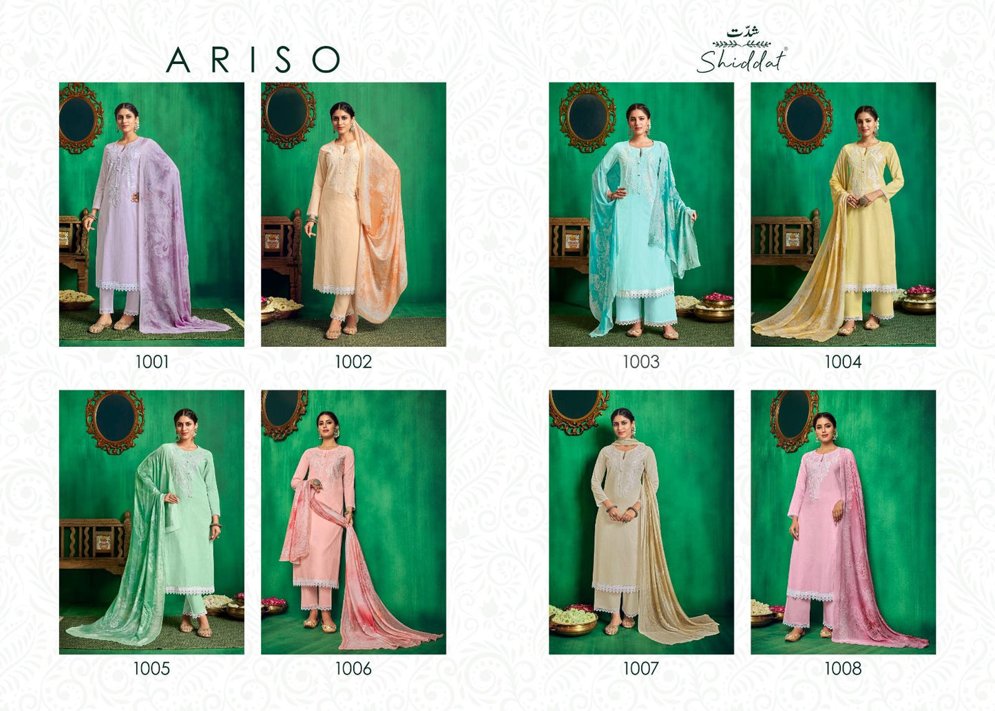 Ariso Shiddat Cotton Cambric Pant Style Suits