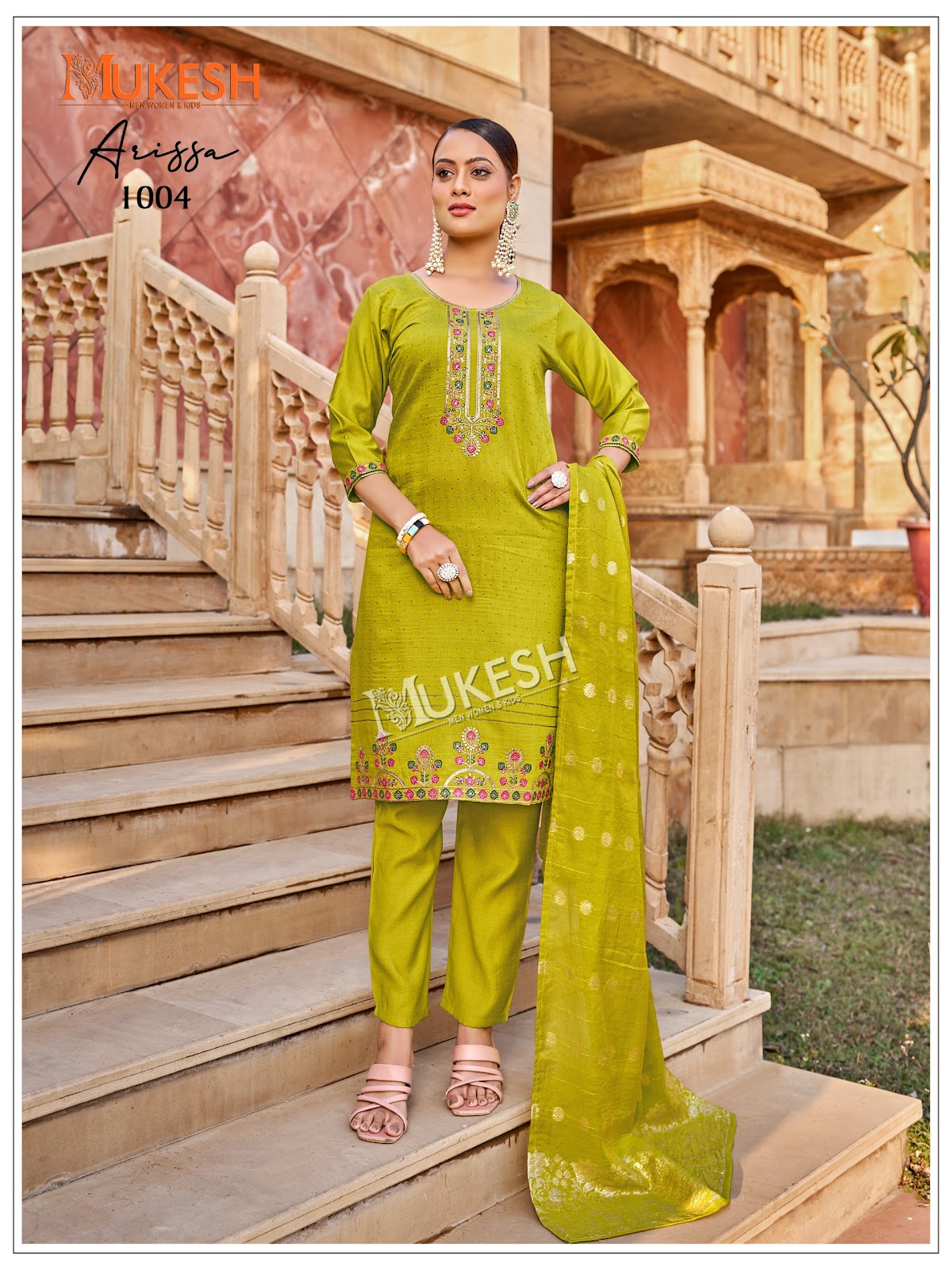 Arissa Mukesh Banwery Vertican Readymade Pant Style Suits Supplier Ahmedabad