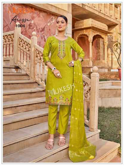 Arissa Mukesh Banwery Vertican Readymade Pant Style Suits Supplier Ahmedabad