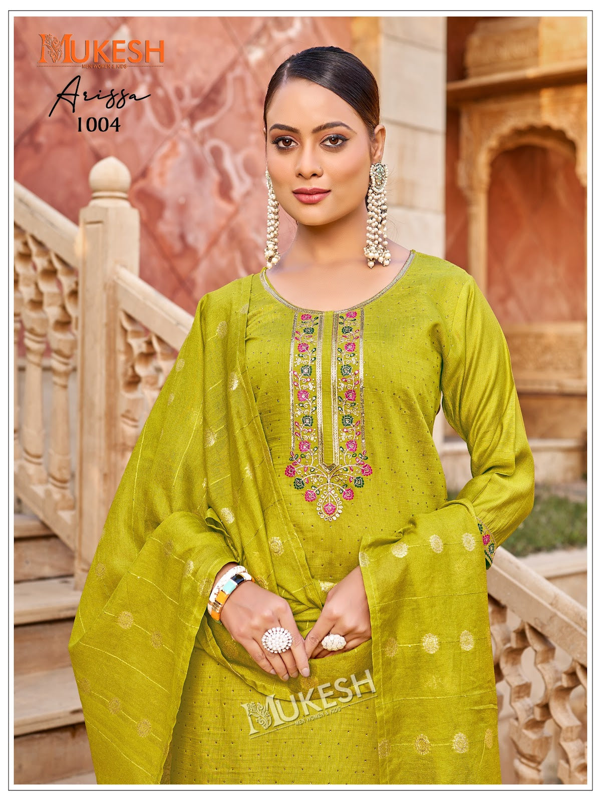 Arissa Mukesh Banwery Vertican Readymade Pant Style Suits Supplier Ahmedabad