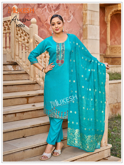 Arissa Mukesh Banwery Vertican Readymade Pant Style Suits Supplier Ahmedabad