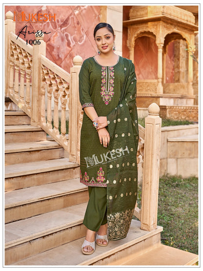 Arissa Mukesh Banwery Vertican Readymade Pant Style Suits Supplier Ahmedabad