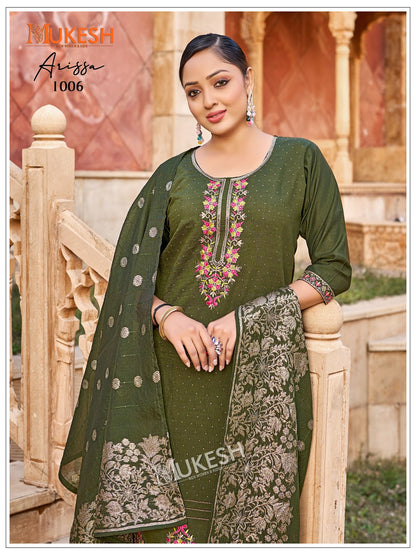 Arissa Mukesh Banwery Vertican Readymade Pant Style Suits Supplier Ahmedabad