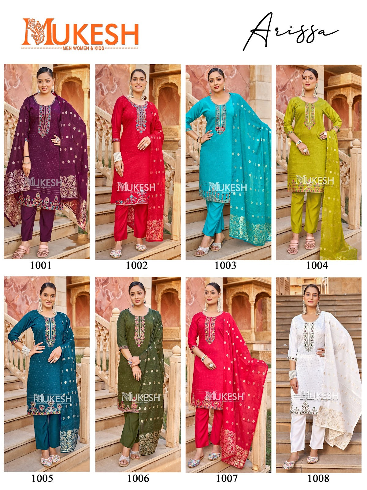 Arissa Mukesh Banwery Vertican Readymade Pant Style Suits Supplier Ahmedabad