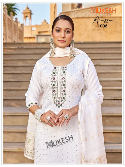 Arissa Mukesh Banwery Vertican Readymade Pant Style Suits Supplier Ahmedabad